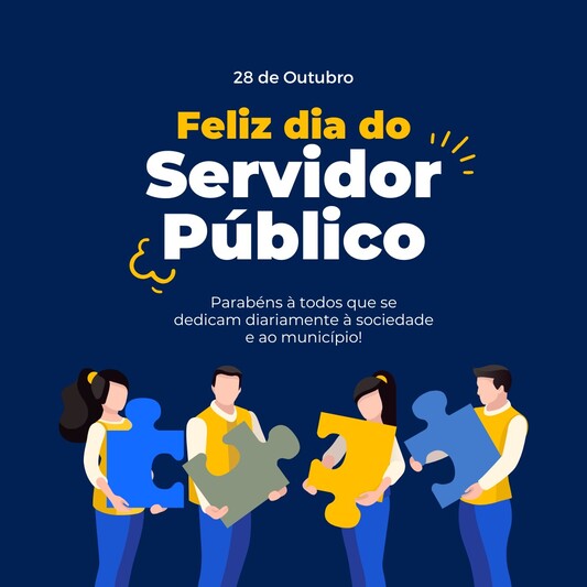 Feliz dia do Servidor Público