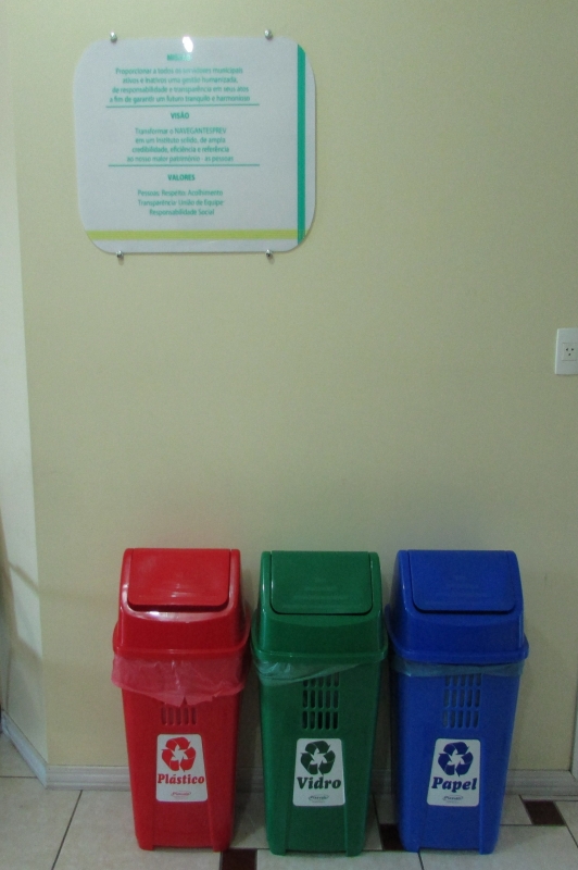 NAVEGANTESPREV separa mais de 436 quilos de lixo para reciclagem
